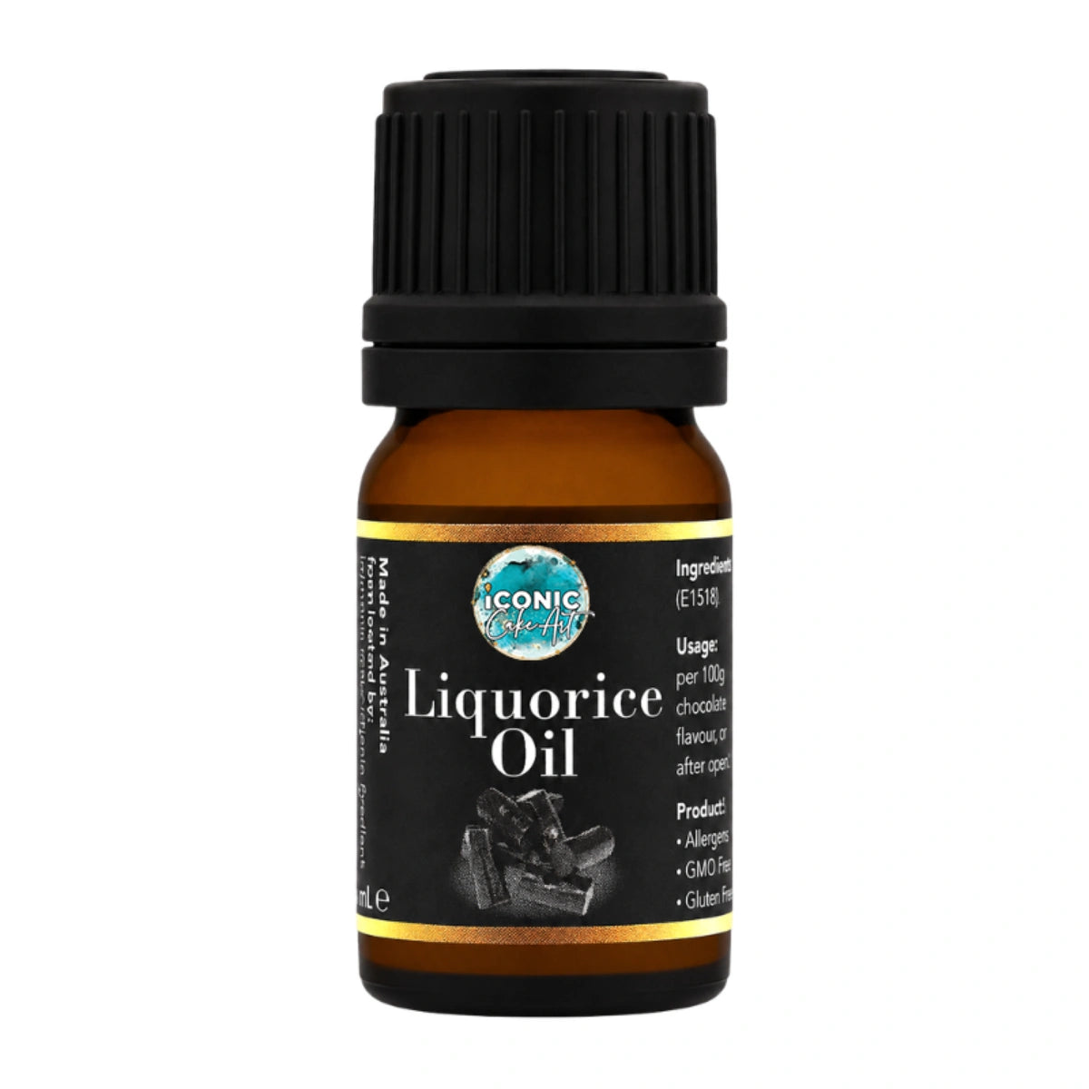 Liquorice Flavour Oil 5ml - Iconic Cake Art