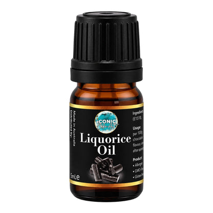 Liquorice Flavour Oil 5ml - Iconic Cake Art