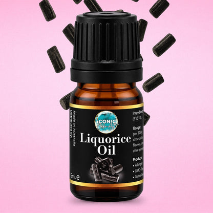 Liquorice Flavour Oil 5ml - Iconic Cake Art