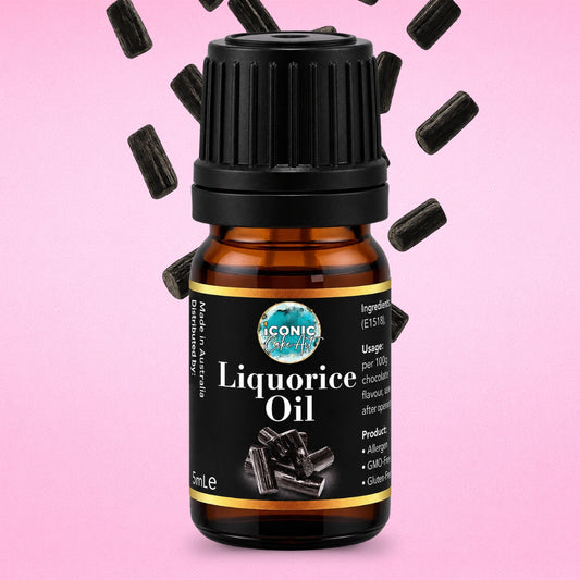 Liquorice Flavour Oil 5ml - Iconic Cake Art