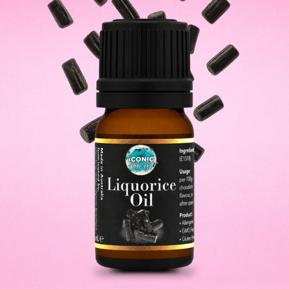 Liquorice Flavour Oil 5ml - Iconic Cake Art