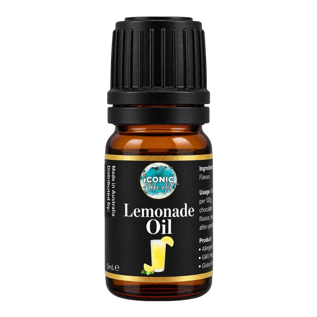 Lemonade Flavour Oil 5ml - Iconic Cake Art