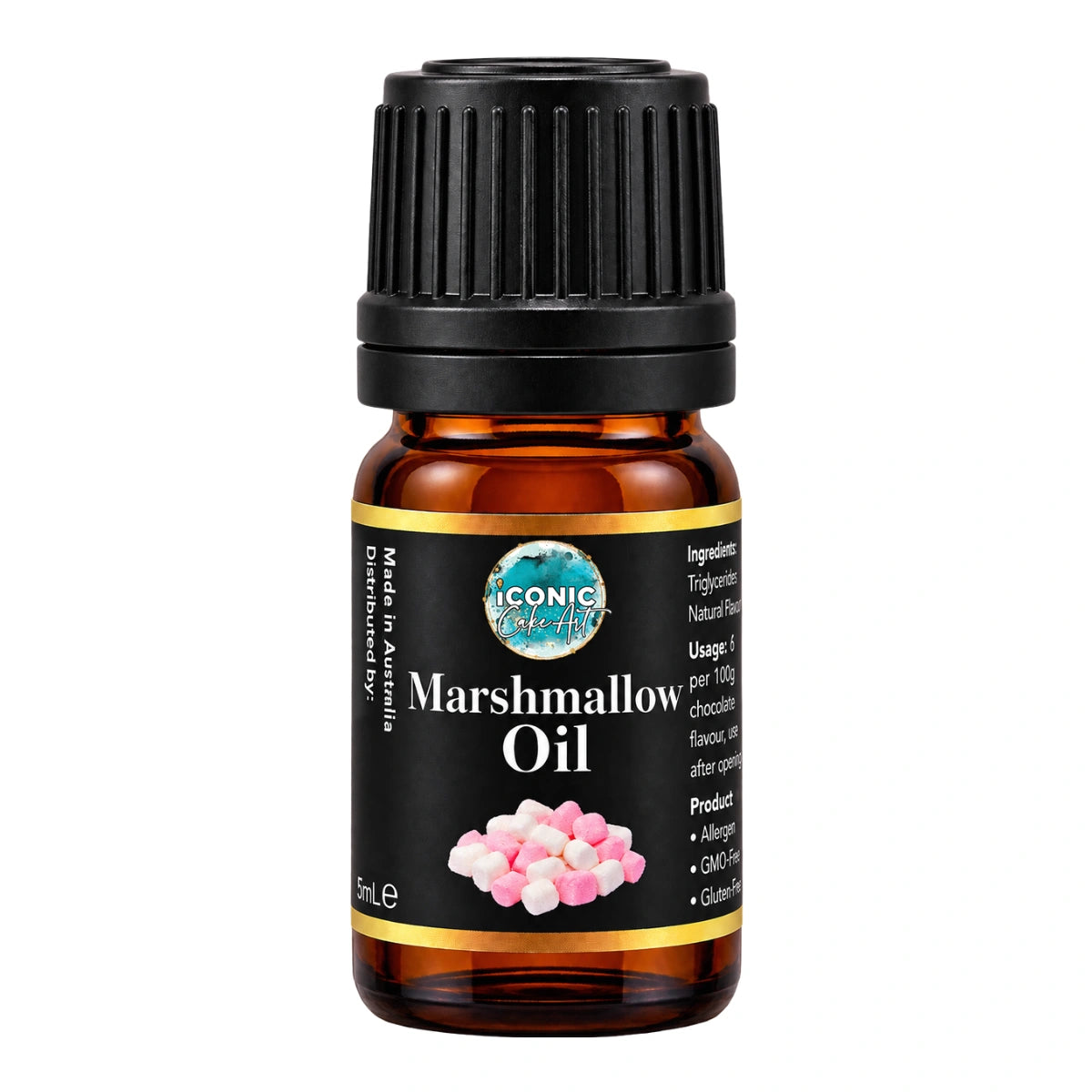 Marshmallow Flavour Oil 5ml - Iconic Cake Art