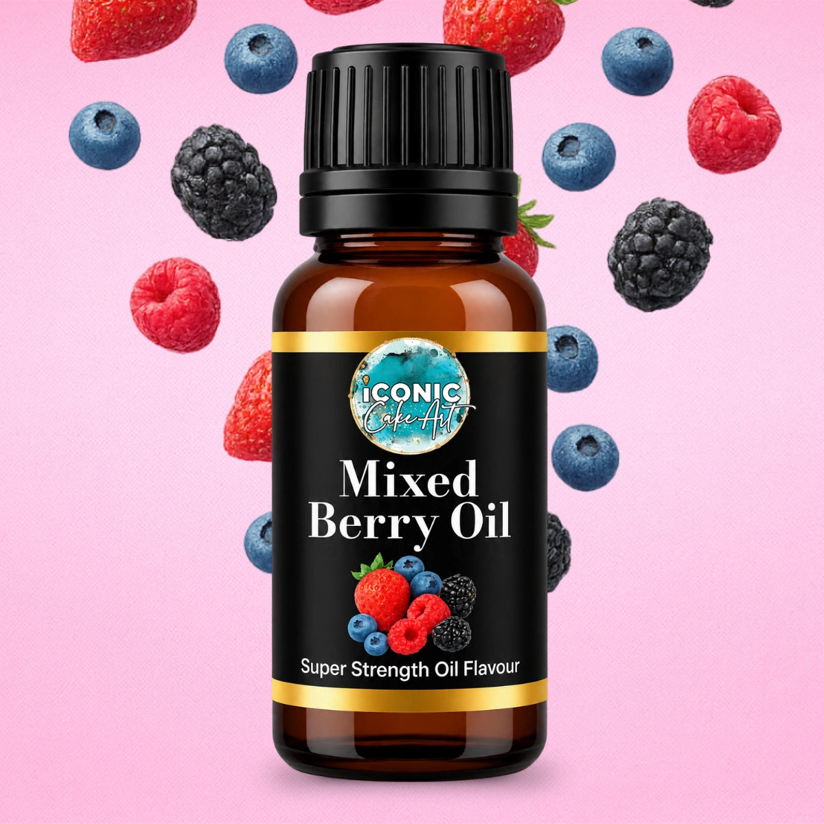 Mixed Berry Flavour Oil 30ml - Iconic Cake Art