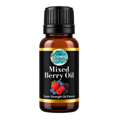 Mixed Berry Flavour Oil 30ml - Iconic Cake Art