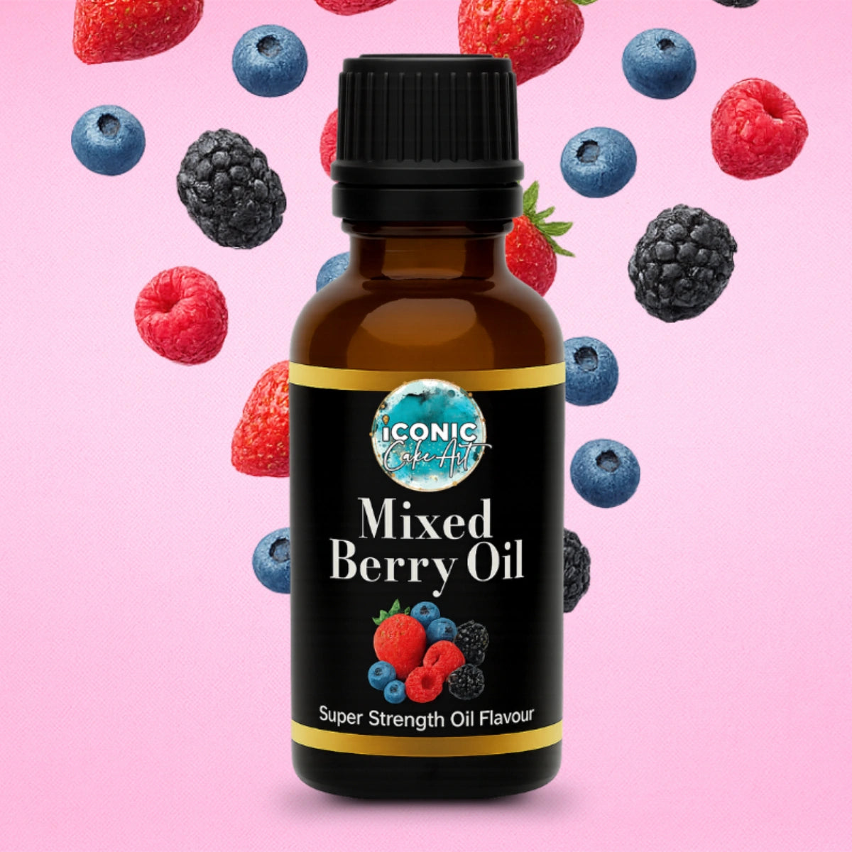 Mixed Berry Flavour Oil - Iconic Cake Art