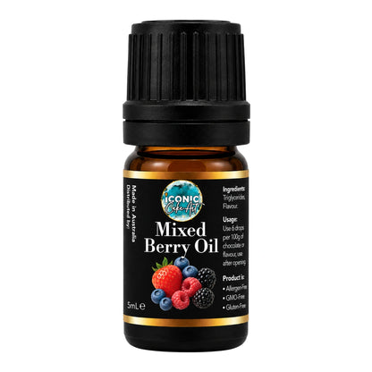 Mixed Berry Flavour Oil 5ml - Iconic Cake Art