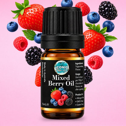 Mixed Berry Flavour Oil 5ml - Iconic Cake Art