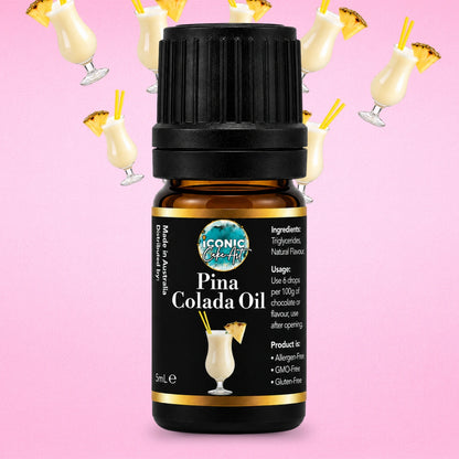 Pina Colada Flavour Oil 5ml - Iconic Cake Art
