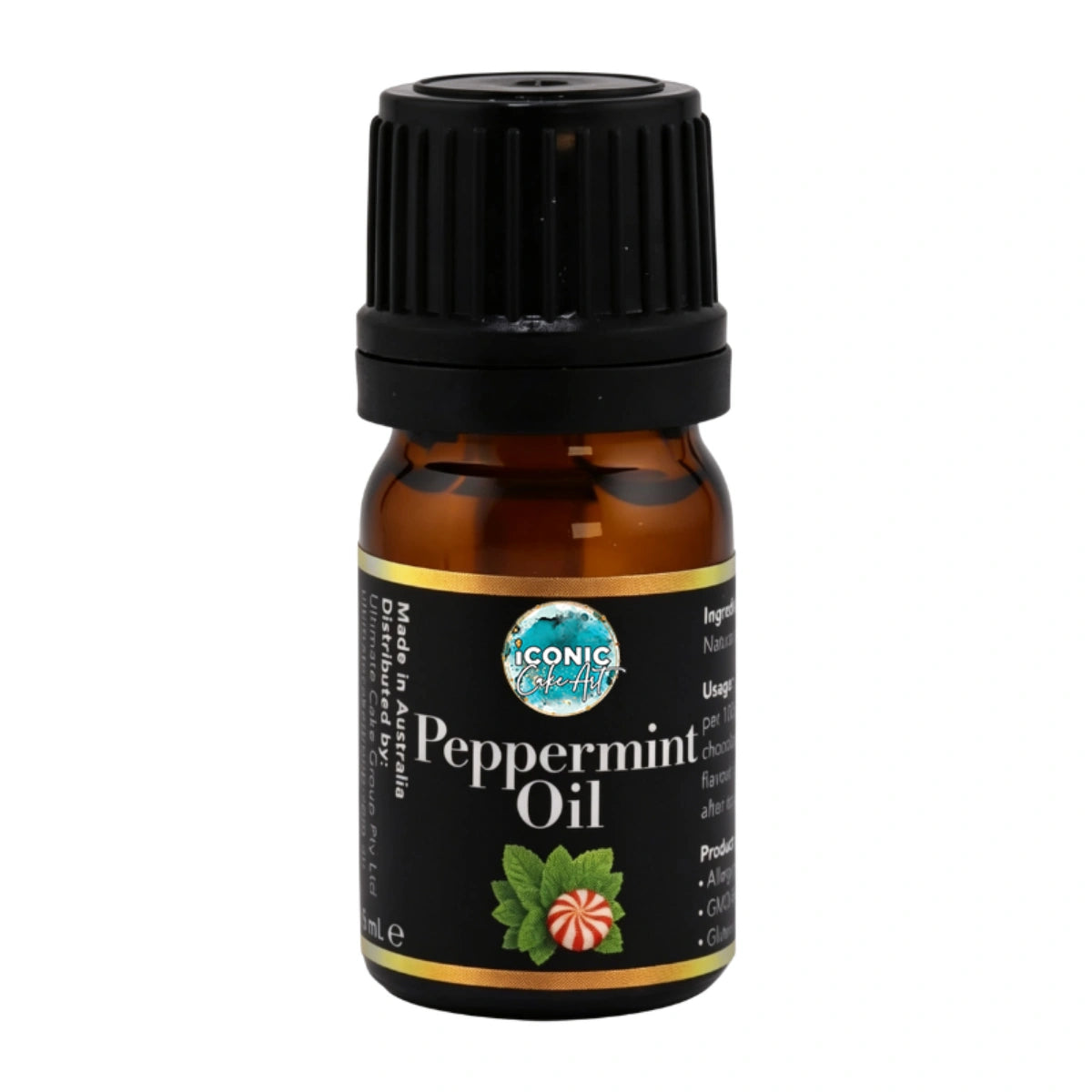 Peppermint Flavour Oil 5ml - Iconic Cake Art