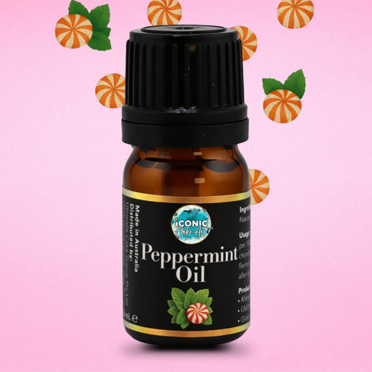 Peppermint Flavour Oil 5ml - Iconic Cake Art