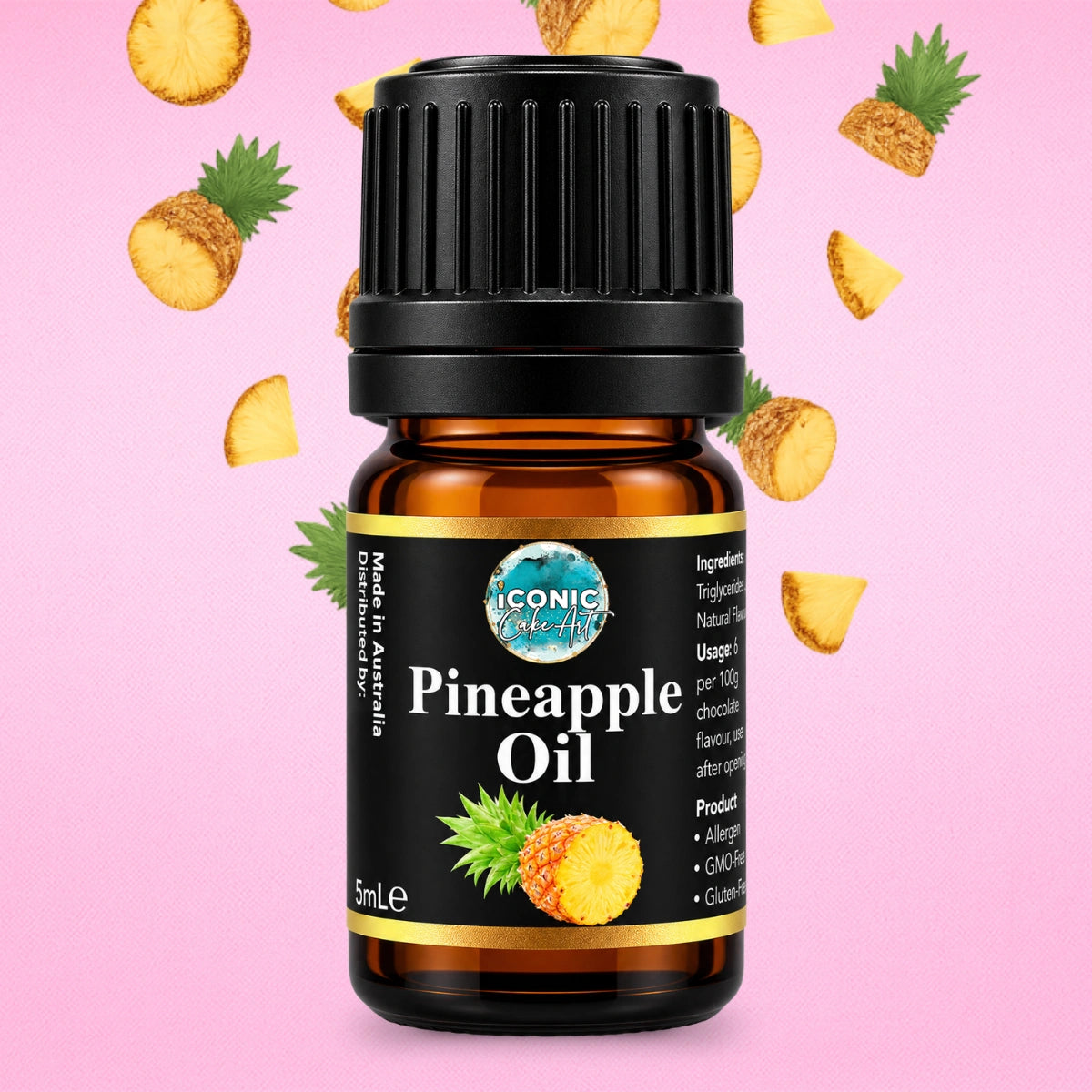 Pineapple Flavour Oil 5ml - Iconic Cake Art