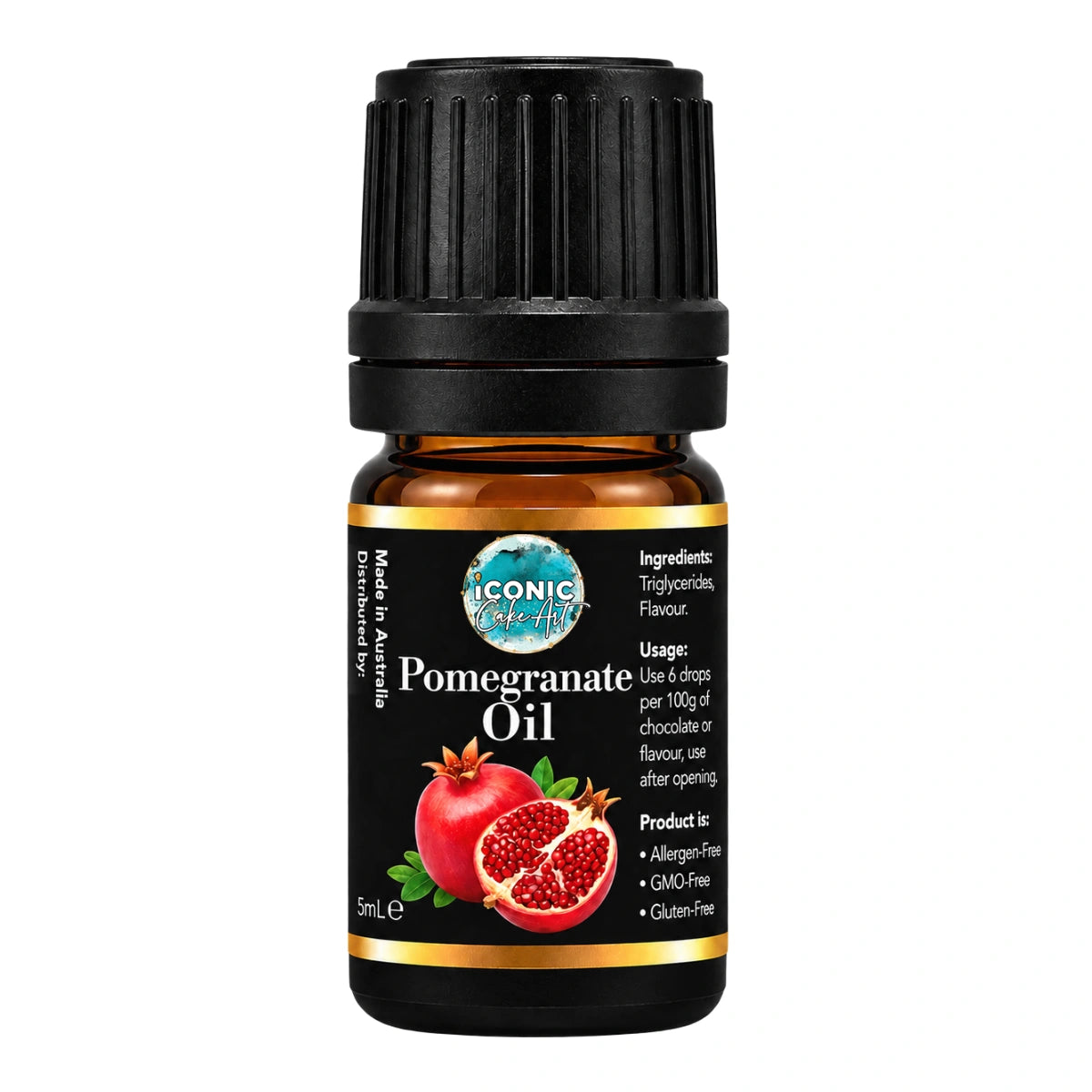 Pomegranate Flavour Oil 5ml - Iconic Cake Art