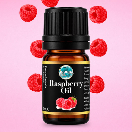 Raspberry Flavour Oil 5ml - Iconic Cake Art