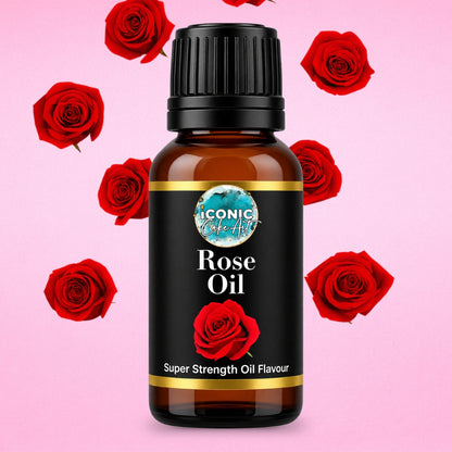 Rose Flavour Oil 30ml - Iconic Cake Art