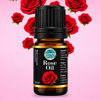 Rose Flavour Oil 5ml - Iconic Cake Art