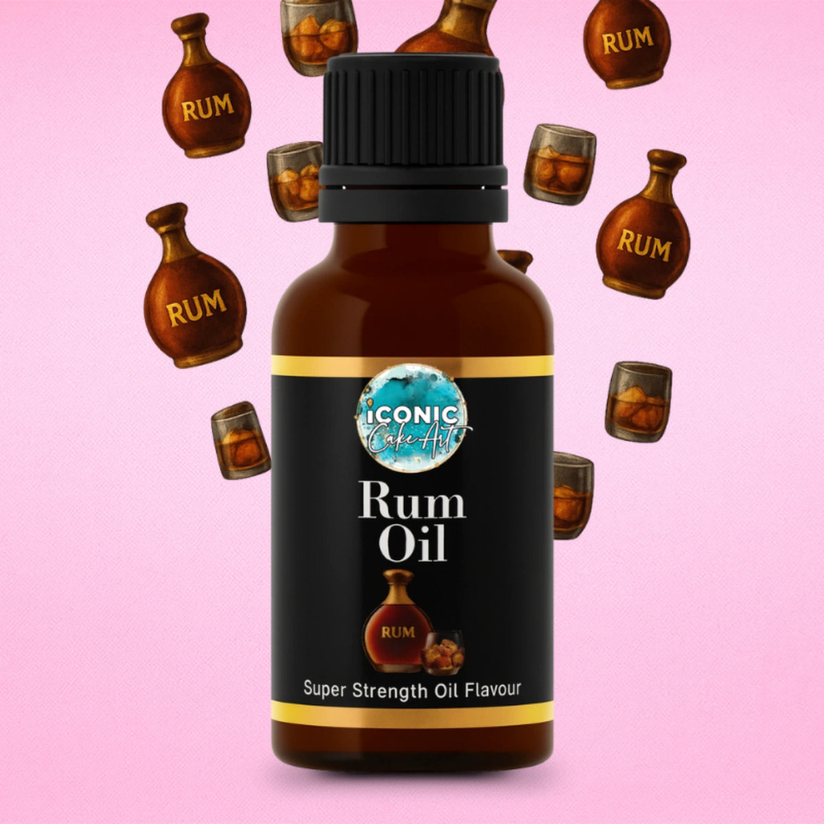 Rum Flavour Oil - Iconic Cake Art