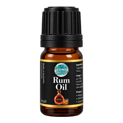 Rum Flavour Oil 5ml - Iconic Cake Art