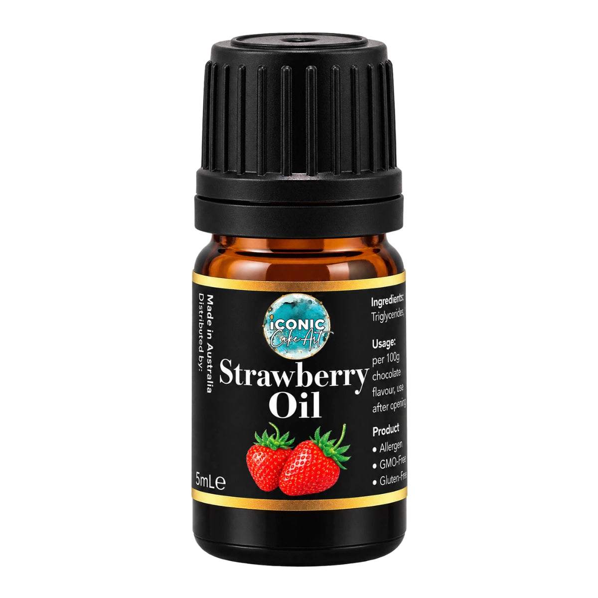 Strawberry Flavour Oil 5ml - Iconic Cake Art