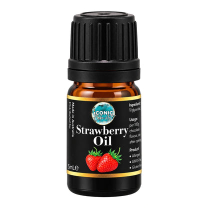 Strawberry Flavour Oil 5ml - Iconic Cake Art