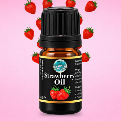 Strawberry Flavour Oil 5ml - Iconic Cake Art