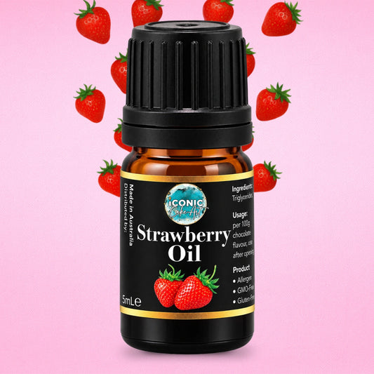 Strawberry Flavour Oil 5ml - Iconic Cake Art