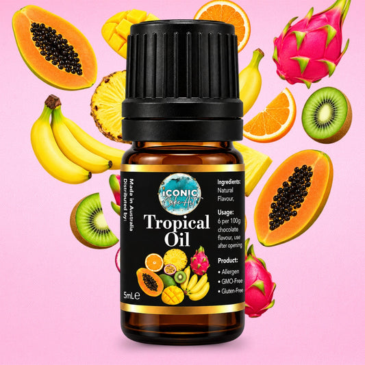 Tropical Flavour Oil 5ml - Iconic Cake Art