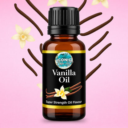 Vanilla Flavour Oil 30ml - Iconic Cake Art