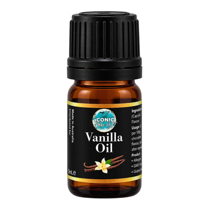 Vanilla Flavour Oil 5ml - Iconic Cake Art