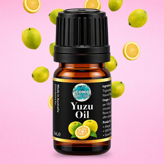Yuzu Flavour Oil 5ml - Iconic Cake Art