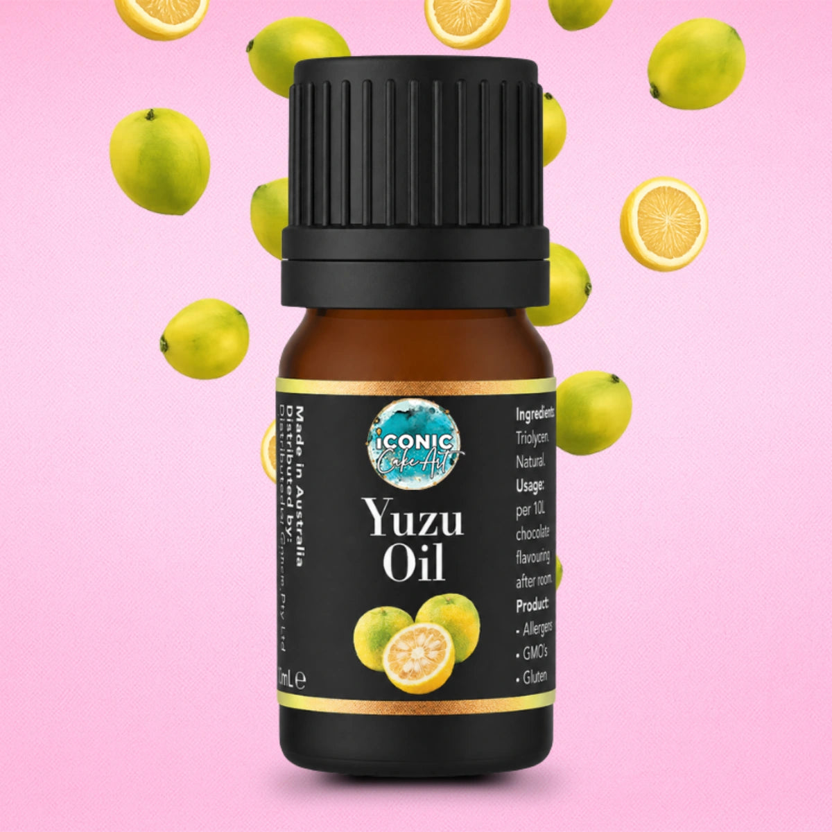 Yuzu Flavour Oil 5ml - Iconic Cake Art
