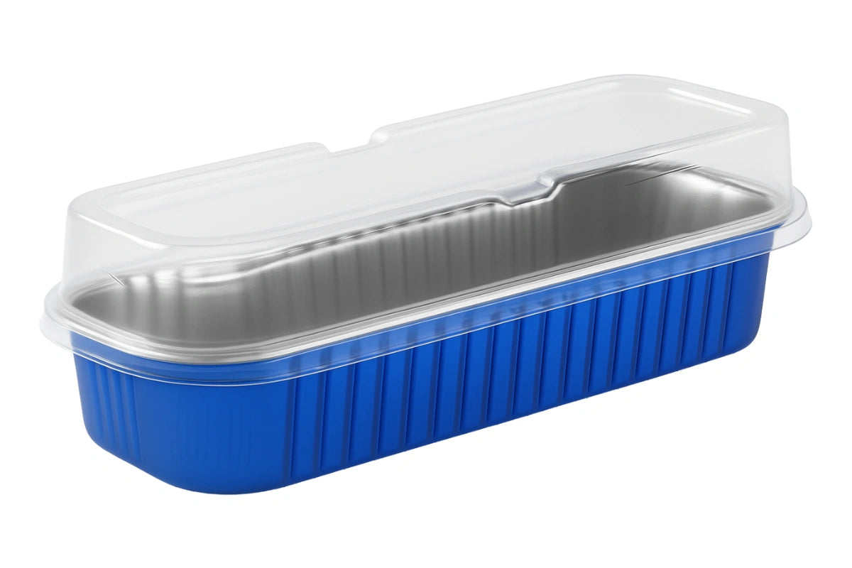 Royal Blue Trays with Lids (6 Pack) - Iconic Cake Art