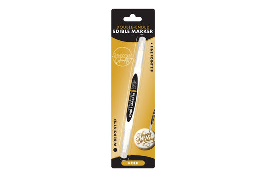 Gold Double Ended Edible Marker - Iconic Cake Art
