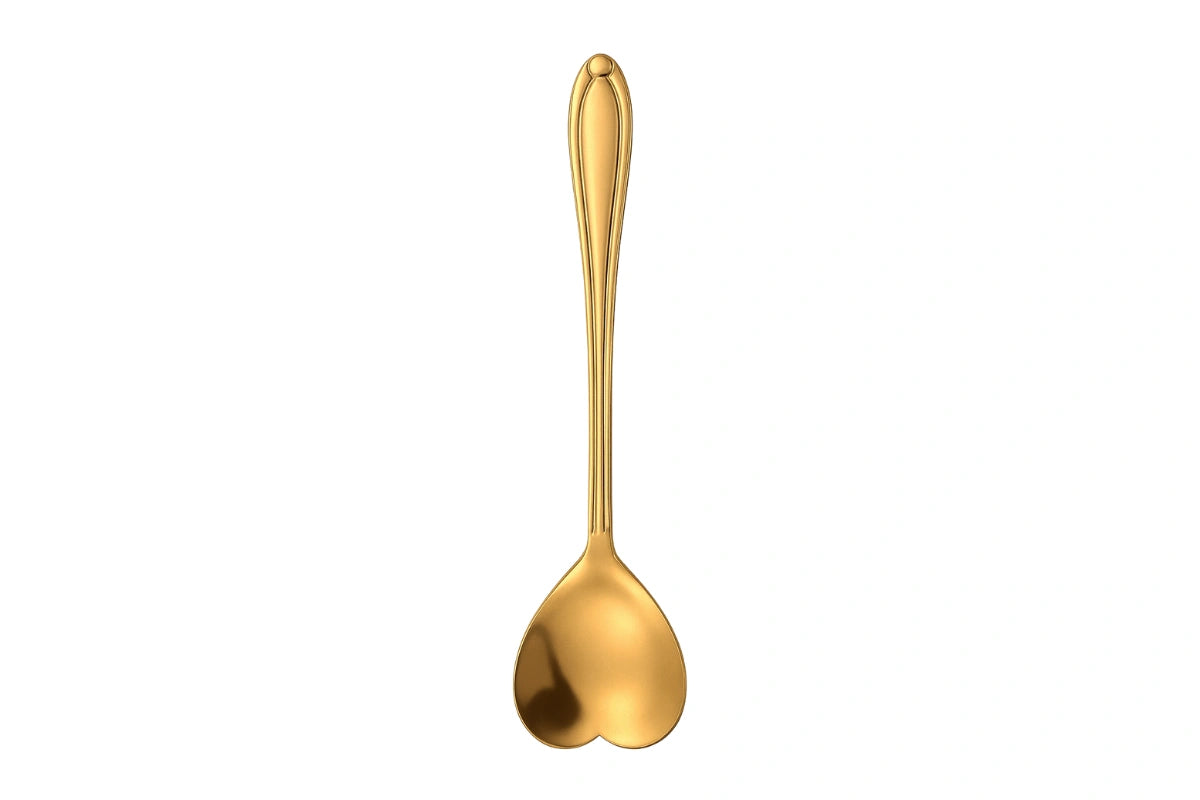 Gold Heart Spoons - Iconic Cake Art