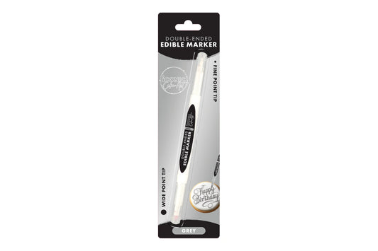 Grey Double Ended Edible Marker - Iconic Cake Art