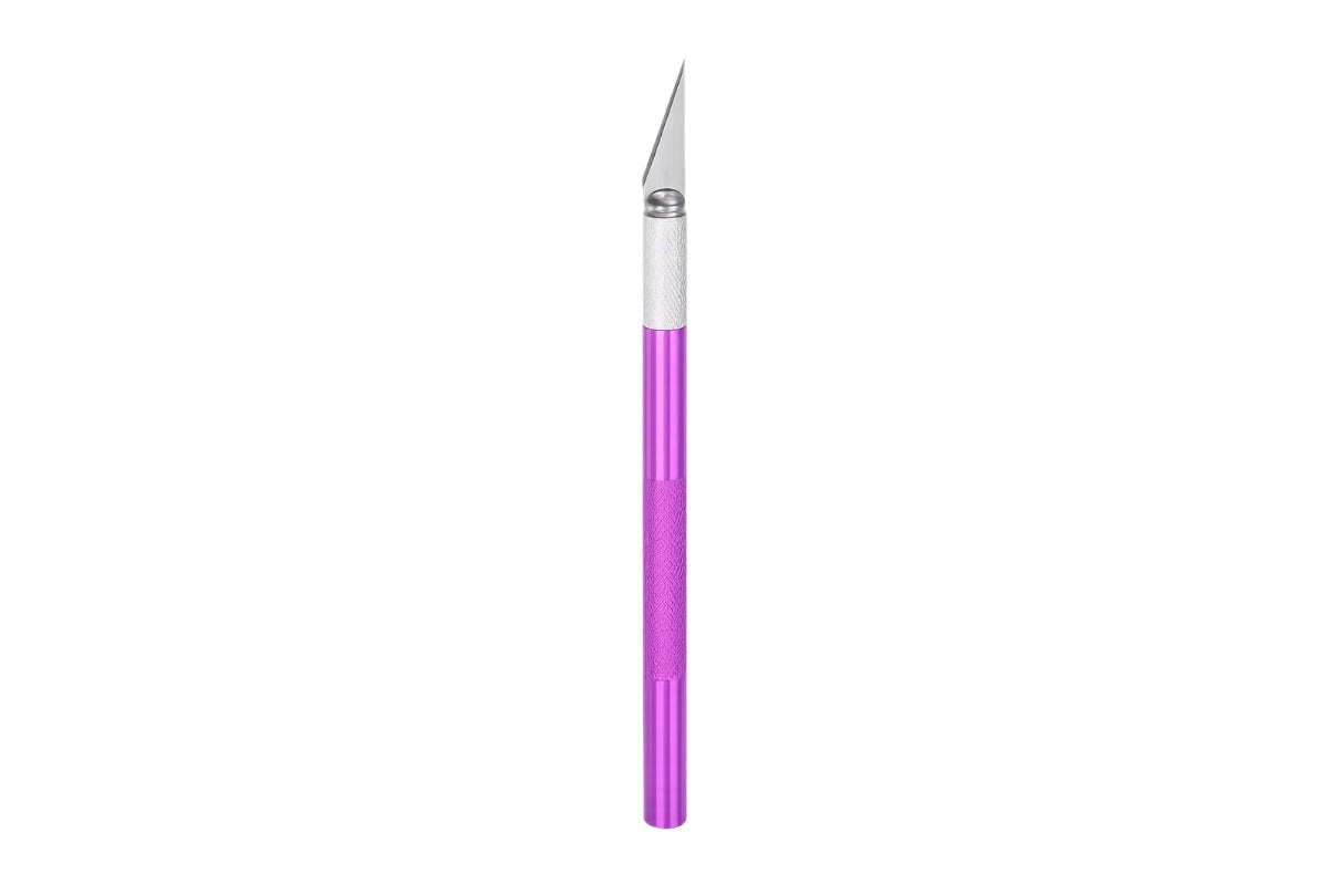 Purple Sugarcraft Knife and Ribbon Insertion Blade Set - Iconic Cake Art
