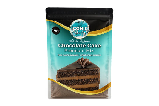 Chocolate Cake Premium Mix 1kg - Iconic Cake Art