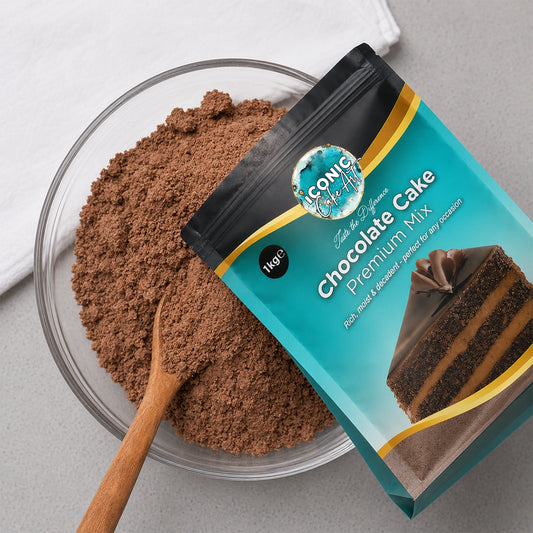 Chocolate Cake Premium Mix 1kg - Iconic Cake Art