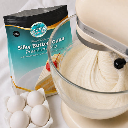 Silky Butter Cake Premium Mix 1kg - Iconic Cake Art
