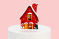 Christmas House Toppers (6 Pack) - Iconic Cake Art