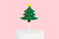 Classic Christmas Tree Toppers (6 Pack) - Iconic Cake Art