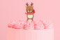 Cute Reindeer Toppers (6 Pack) - Iconic Cake Art