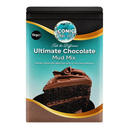 Chocolate Ultimate Mud Cake Mix 1kg - Iconic Cake Art