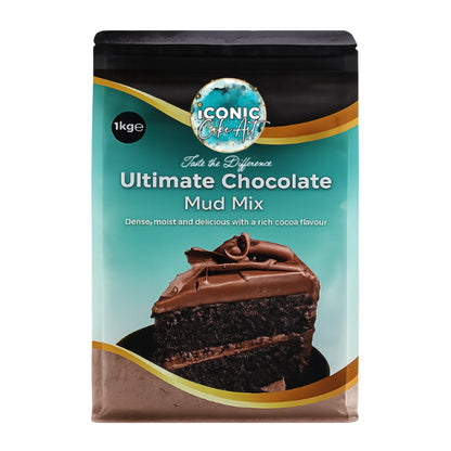 Chocolate Ultimate Mud Cake Mix 1kg - Iconic Cake Art