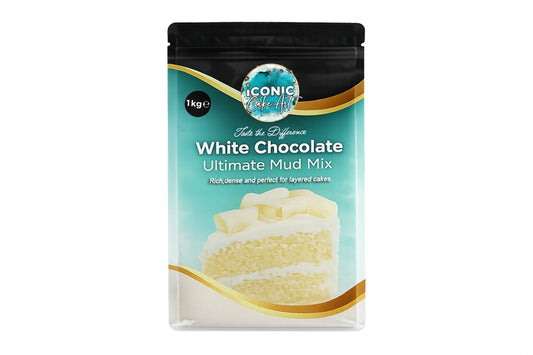 Chocolate White Ultimate Mud Mix 1kg - Iconic Cake Art