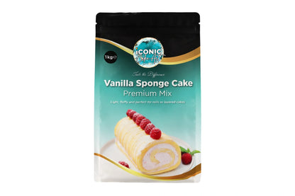 Vanilla Sponge Cake Premium Mix 1kg - Iconic Cake Art
