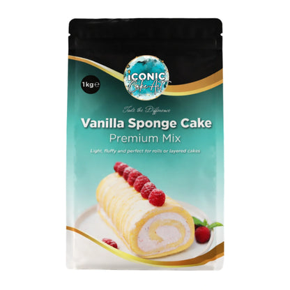 Vanilla Sponge Cake Premium Mix 1kg - Iconic Cake Art