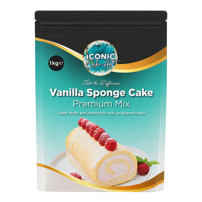 Vanilla Sponge Cake Premium Mix 1kg - Iconic Cake Art