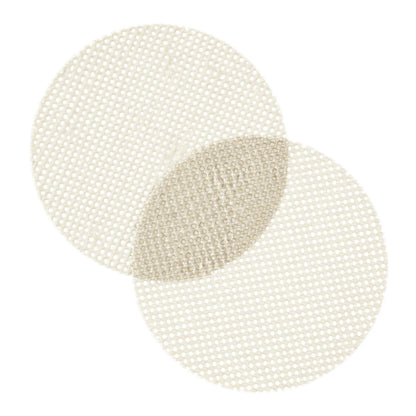 2pcs 22cm White Circle Non-Slip Grip Mat
