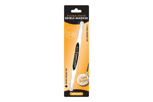 Orange Double Ended Edible Marker - Iconic Cake Art